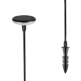vrtna led solarna svetilka 25lm IP65 toplo bela 1000mAh 76cm