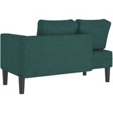 vidaXL Počivaljka s jastucima tamnozelena od tkanine | shoptok.hr