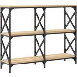  Konzolni stol boja hrasta 100 x 28 x 80,5 cm konstruirano drvo | Eponuda.com