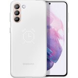 Samsung Ohišje za Galaxy S21 z brezži?nim polnjenjem in združljivim zaslonom LED, Bela, (20194369) | Shoptok.si