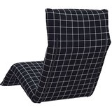  Sklopiva ležaljka za sunčanje crni karo uzorak 175x54x8,5 cm Oxford tkanina | shoptok.hr