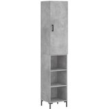  Visoka komoda siva betona 34,5x34x180 cm od konstruiranog drva | shoptok.hr