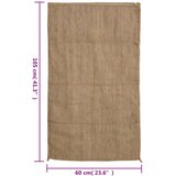  Jutene vreće 10 kom 60 x 105 cm 100 % juta 340 g/m² | shoptok.hr