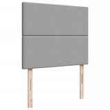  Krevet s oprugama i madrac svjetlosivi 120 x 200cm od tkanine | shoptok.hr