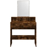  Toaletni stolić s LED boja dimljenog hrasta 80x41x144,5 cm | Eponuda.ba