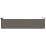  Jastučić za klupu SOEST 100% poliester Siva 200 x 40 x 5 cm Slike