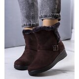 Gemre Brown insulated wedge ankle boots Capo | shoptok.hr