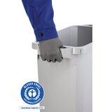 Durable Zbiralnik odpadkov DURABIN® ECO, prostornina 60 l, VxŠxG 645 x 590 x 282 mm, sive barve | Shoptok.si