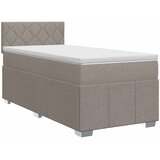  Boxspring krevet s madracem Sivosmeđa 100 x 200 cm Tkanina | shoptok.hr