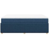  Krevet s oprugama i madracem plavi 140 x 190 cm od tkanine | shoptok.hr