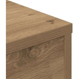 vidaXL Klubska mizica artisan hrast 55x55x30 cm inženirski les | Shoptok.si
