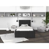  Tapecirani krevet RINO 200x90 crna tkanina | shoptok.hr