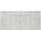  Komoda siva boja betona 160 x 36 x 75 cm od konstruiranog drva | shoptok.hr