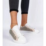 D/CEO marka niezdefiniowana Beige women's fabric sneakers Bellisio | ePonuda.com
