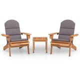  Adirondack garnitura 3-delna trden akacijev les | Shoptok.si