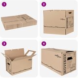 Kutija za selidbu 20 pcs Prirodna 59 x 31,5 x 31,5 cm Karton | shoptok.hr