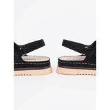 GOODIN Black sandals with gold elements | Shoptok.si