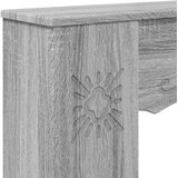  Okvir za kamin Siva Sonoma 102 x 20 x 102 cm Konstruirano drvo | shoptok.hr