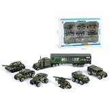 Magic Toys 7-delni komplet vojaških vozil s kamionom | Shoptok.si