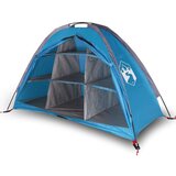 vidaXL Šotor za shranjevanje z 9 predelki moder 125x50x68 cm 185T taft | Shoptok.si