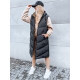 DStreet Kamizelka damska długa pikowana GERIAT czarna | shoptok.hr