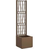  Vrtni saksija s rešetkom Smeđa 36 x 36 x 140 cm Polipropilen | shoptok.hr