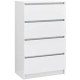 Maison Chic Komoda - Predalnik visok sijaj bela 60x35x98,5 cm konstruiran les, (21719948) Cene