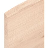vidaXL Zidna polica 40 x 60 x 2 cm od neobrađene masivne hrastovine | shoptok.hr