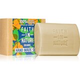 FAITH IN NATURE Hand Made Soap Orange naravno trdo milo 100 g | Shoptok.si