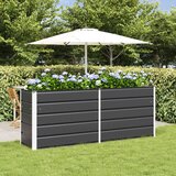  Sadilica Antracit 195 x 50 x 75 cm Cinkani čelik | shoptok.hr