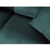 Cosmopolitan Design Petrolej zelena baršunasti sklopiva/s prostorom za odlaganje kutna garnitura (s lijevim kutom/u obliku slova L) Kyoto – | shoptok.hr