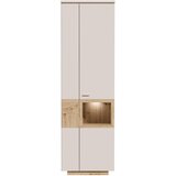 Hom`in VITRINA, barve hrasta, peščene barve | Shoptok.si
