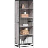 vidaXL Knjižna omara siva sonoma 60x35x170,5 cm inženirski les | Shoptok.si