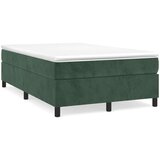Box spring postelja z vzmetnico temno zelena 120x200 cm žamet, (20791518) | Shoptok.si