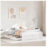 vidaXL Okvir kreveta bez madraca bijeli 160x200 cm od masivne borovine | shoptok.hr