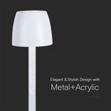  LED Prigušiva punjiva stona lampa LED/3W/5V 3000K bela | Eponuda.com
