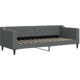  Raztegljiva postelja temno siva 80x200 cm blago | Shoptok.si