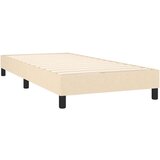  Krevet box spring s madracem LED krem 90x190 cm od tkanine | shoptok.hr