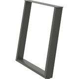  Noge za blagovaonski stol U-oblik 2 kom antracit 70 x (72-73) cm čelik | shoptok.hr