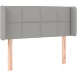  LED uzglavlje svjetlosivo 83x16x78/88 cm od tkanine | shoptok.hr