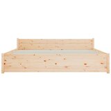  Okvir za krevet od masivnog drva 200 x 200 cm | shoptok.hr