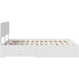  Krevetna konstrukcija Bijelo 140 x 190 cm Konstruirano drvo | shoptok.hr
