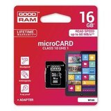 Goodram MicroSD spominska kartica 16GB CLASS 10 UHS I z adapterjem Cene