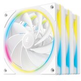 DeepCool Ventilator za ohišje FL12R SE WH 3-IN-1, ARGB, PWM, 120mm, 3 Pack, bel | Shoptok.si