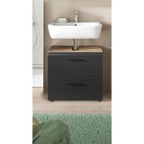 MID.YOU omarica za pod umivalnik ice, črna, barva hrasta | Shoptok.si