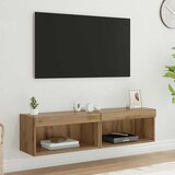 Set TV komoda Zidne 2 pcs Umjetnički hrast 60 x 30 x 30 cm | shoptok.hr