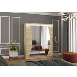 ADRK Klizni ormar s ogledalom DOLORES 180 cm - SONOMA-SONOMA HRAST | shoptok.hr