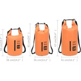  Suha torba s patentnim zatvaračem narančasta 20 L PVC | shoptok.hr