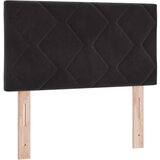 vidaXL Vzglavje s diamantnim blokovnim dizajnom Črna 80 cm Samet, (22008418) | Shoptok.si