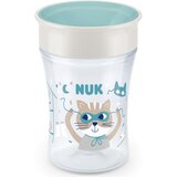 Nuk Magic Cup skodelica s pokrovčkom 8m+ Green 230 ml Cene